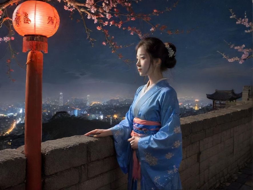 隐藏桑拿会所夜景外观