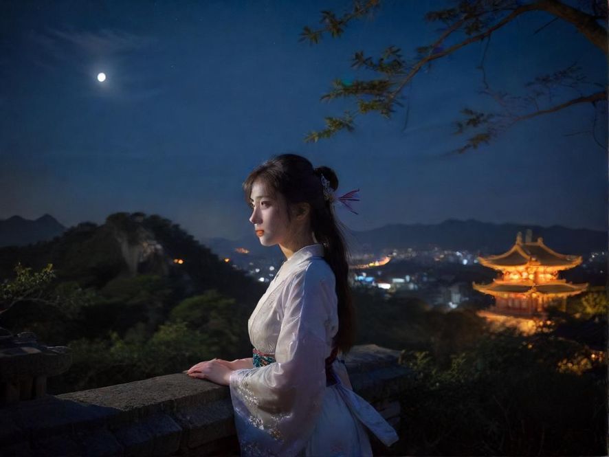 广佛夜景中一扇引人遐想的门
