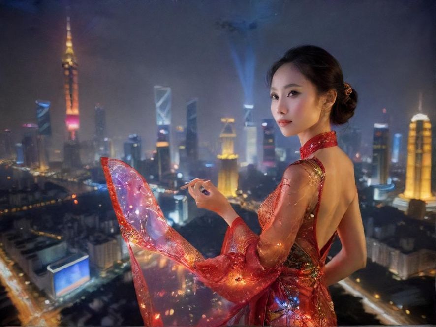 广州璀璨夜景