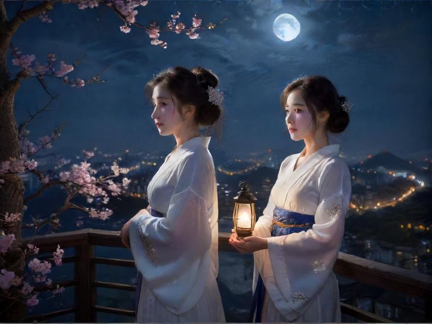 广深夜场会所夜景全貌