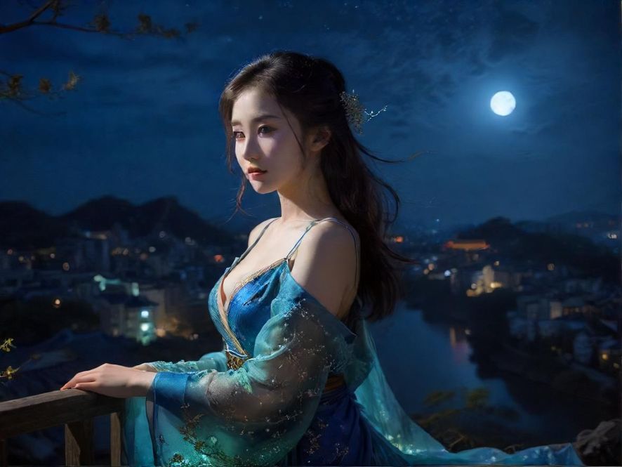 夜场派对 现场热闹氛围 夜色灯光