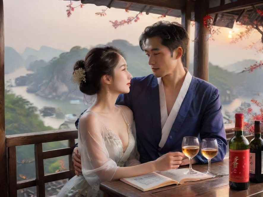 一群时尚年轻人正在广州某潮流酒吧内聚会,灯光迷离,氛围轻松愉快