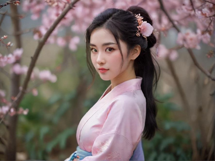 一名女性在独立空间享受放松时刻