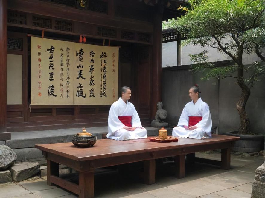 广州高端休闲会所内景，现代中式设计，灯光温馨，环境舒适